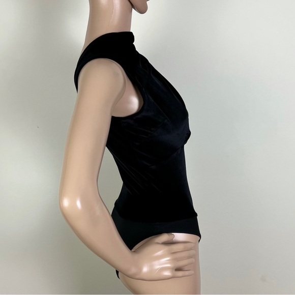 NEW RTA REVOLVE BLACK VELVET BODYSUIT - Picture 6 of 11